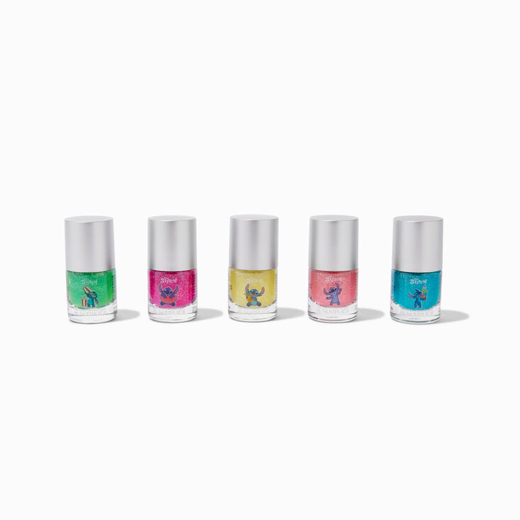 Disney Stitch Claire&#39;s Exclusive Foodie Nail Polish Set - 6 Pack,