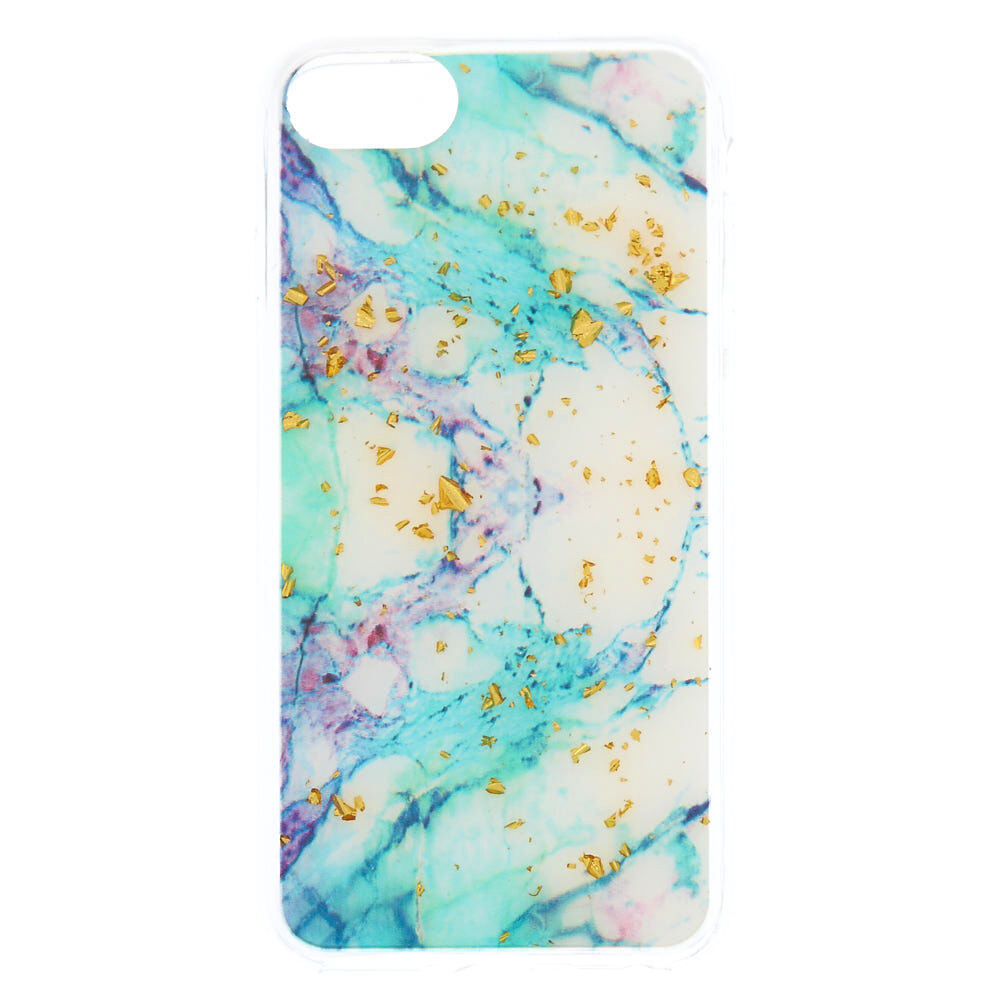 Marbled Gold Flake Phone Case - Fits iPhone 6/7/8,