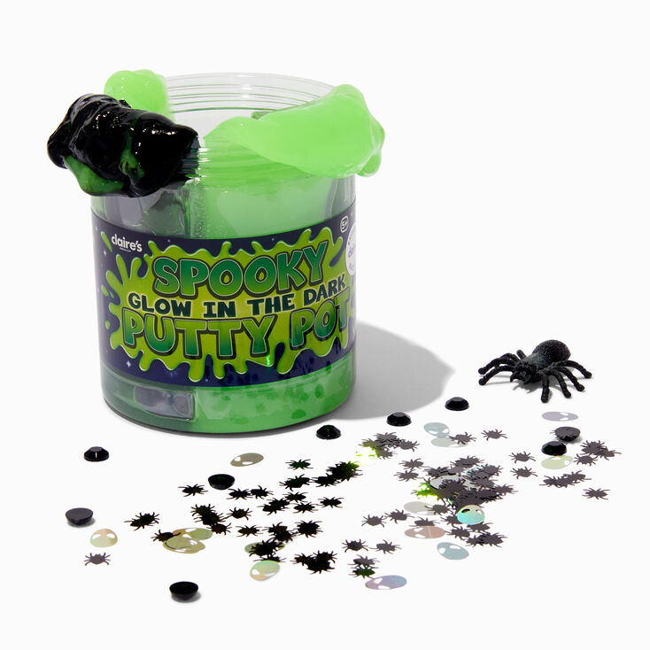 Pot de slime en exclusivit&eacute; chez Claire&rsquo;s phosphorescent effrayant,