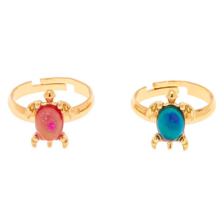 Best Friends Turtle Mood Rings - 2 Pack,