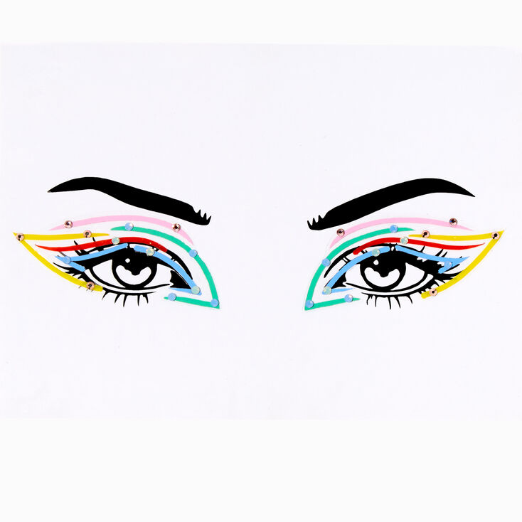 Neon Gem Faux Tattoo Liner,