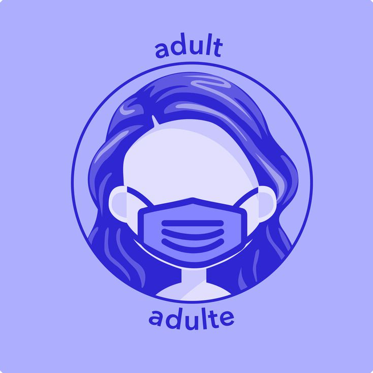 Masque en coton noir imprim&eacute; avocat - Adulte,