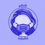 Masque en coton noir imprim&eacute; avocat - Adulte,