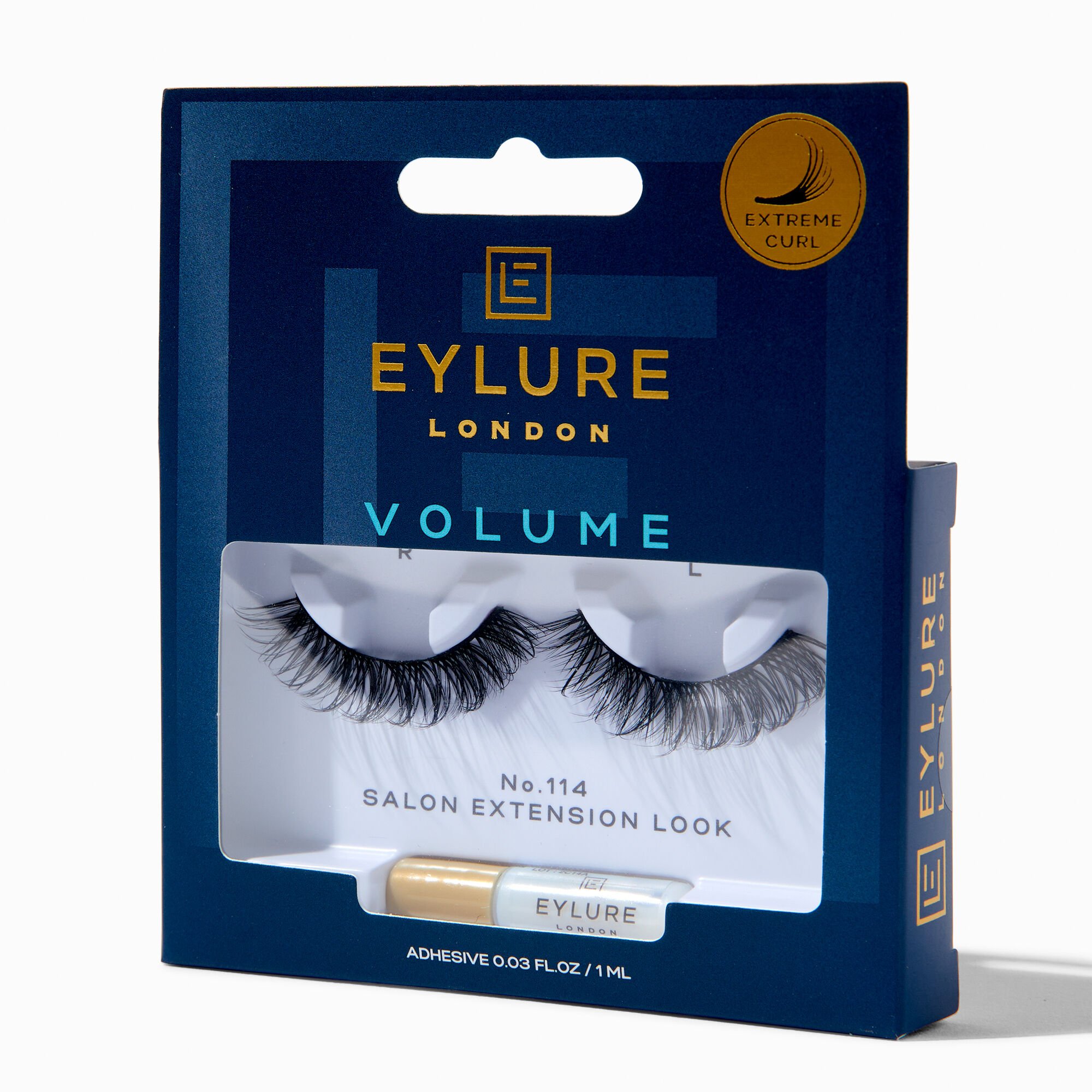 View Claires Eylure Volume Extreme Curl False Lashes No 114 information