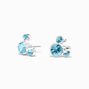 Disney Minnie Mouse Birthstone Sterling Silver Stud Earrings - March,