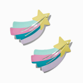 Barrettes clic clac &eacute;toile filante Claire&#39;s Club - Lot de 2,