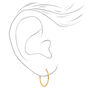 Gold-tone Graduated Hoop Earrings - 3 Pack,