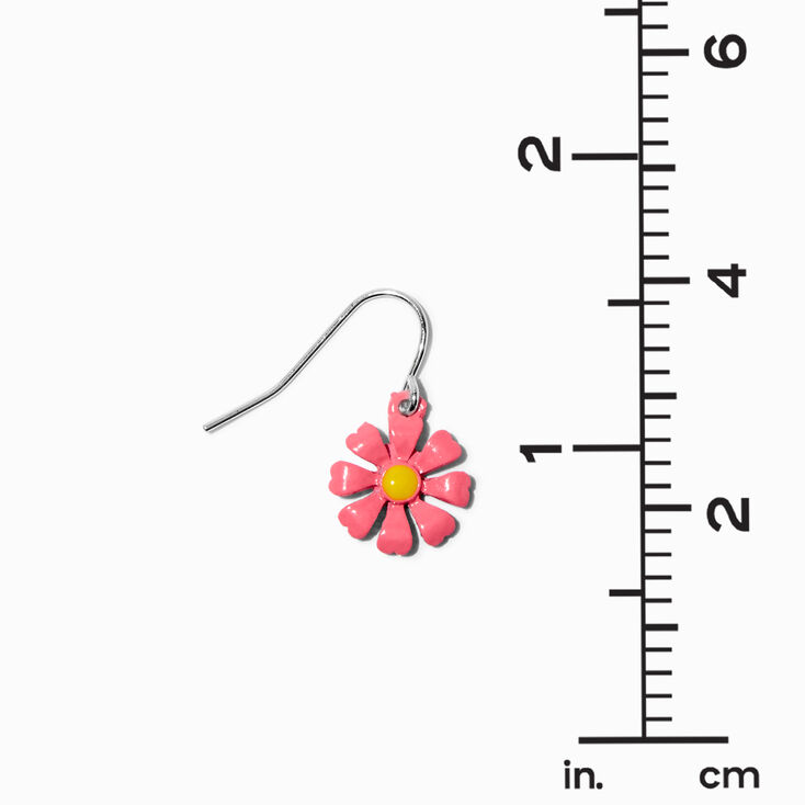 Pastel Flower 0.5&quot; Drop Earrings - 3 Pack,