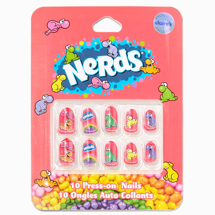 Nerds&reg; Claire&#39;s Exclusive Stiletto Press On Vegan Faux Nail Set - 10 Pack,
