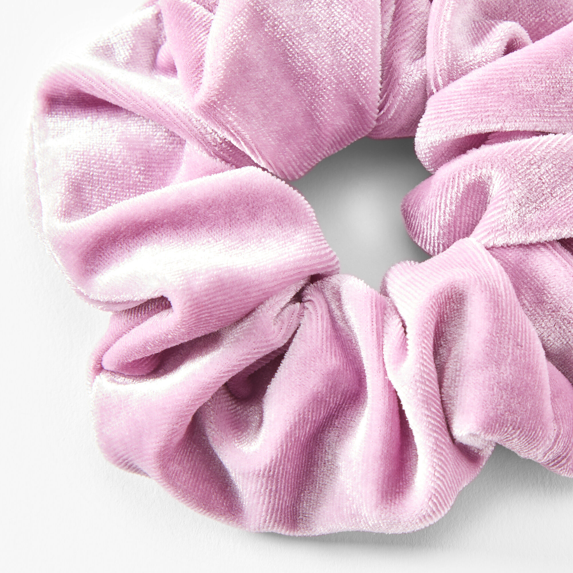 Medium Velvet Hair Scrunchie - Violet,