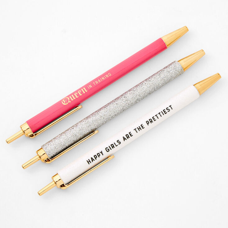 Glittery Bold Pen Set - 3 Pack,
