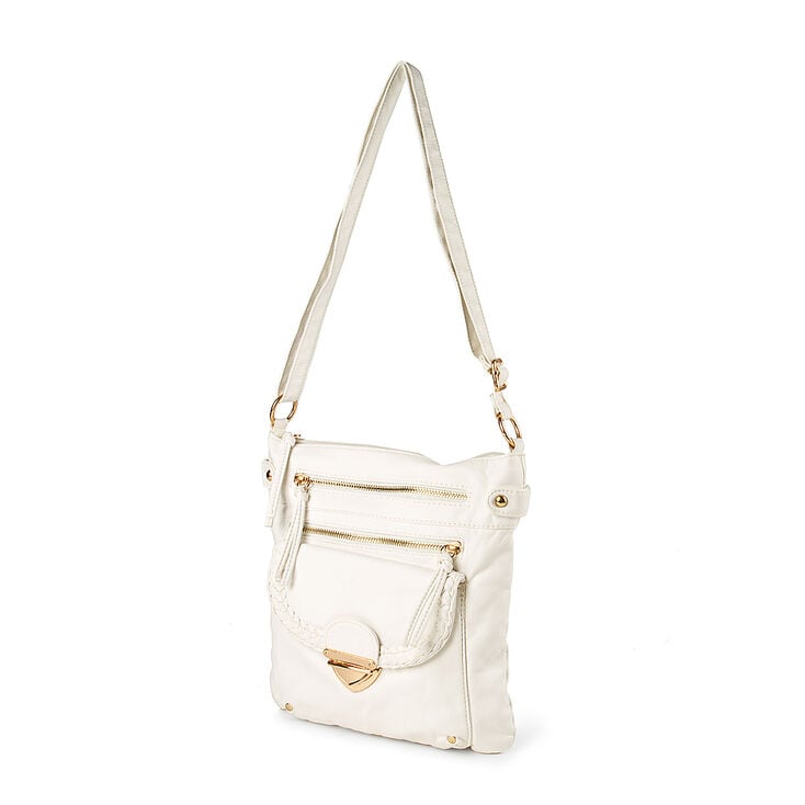 White Crossbody Bag | Claire's