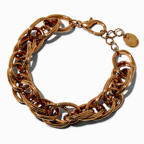 Gold-tone Chunky Chain Link Bracelet,