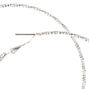 Silver 70MM Textured Hoop Earrings,