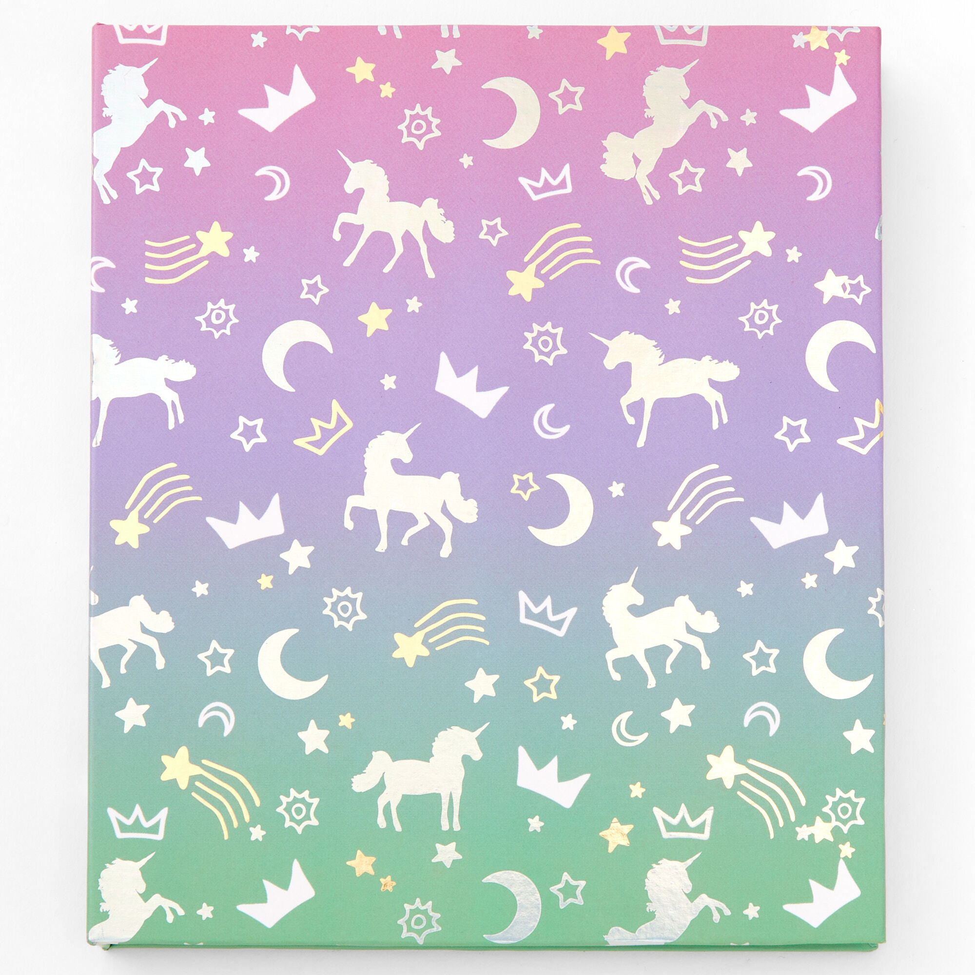 Palette compacte de maquillage licorne holographique - Rose,