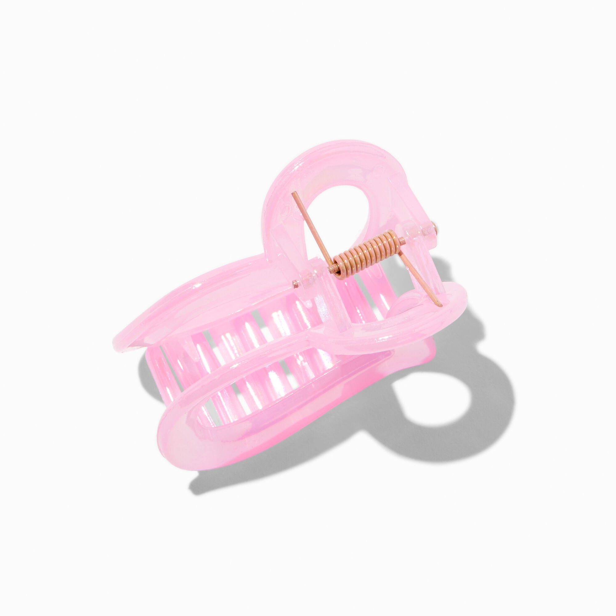 Pink Heart Hair Claw,