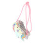 Sac &agrave; bandouli&egrave;re licorne holographique du Claire&#39;s&nbsp;Club,