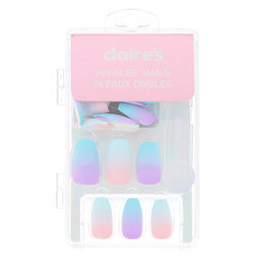 Fake Nails Claire S Diy unicorn unicorn nail art unicorn print matte nails acrylic nails hair and nails my nails pink nails alien nails. fake nails claire s