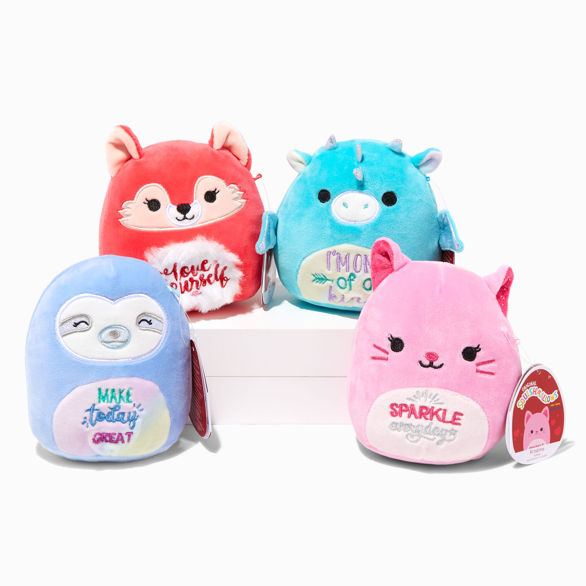 Squishmallows™ 5" Inspirational Message Plush Toy - Styles May Vary,