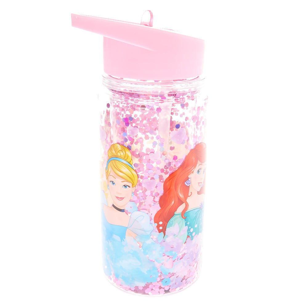©Disney Princess Glitter Water Bottle - Pink,