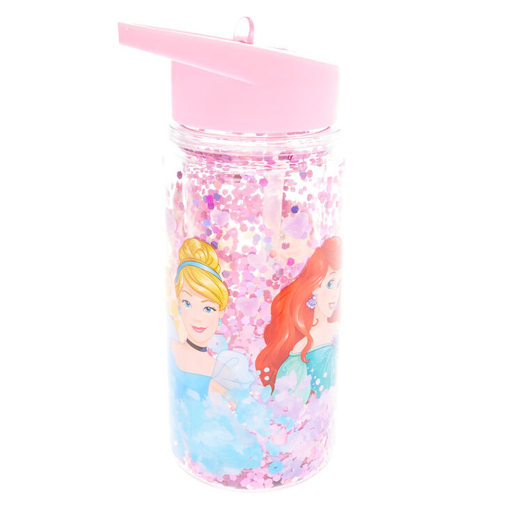 &copy;Disney Princess Glitter Water Bottle - Pink,