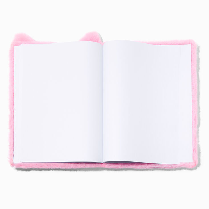 Sleepy Pink Cat Plush Sketchbook,