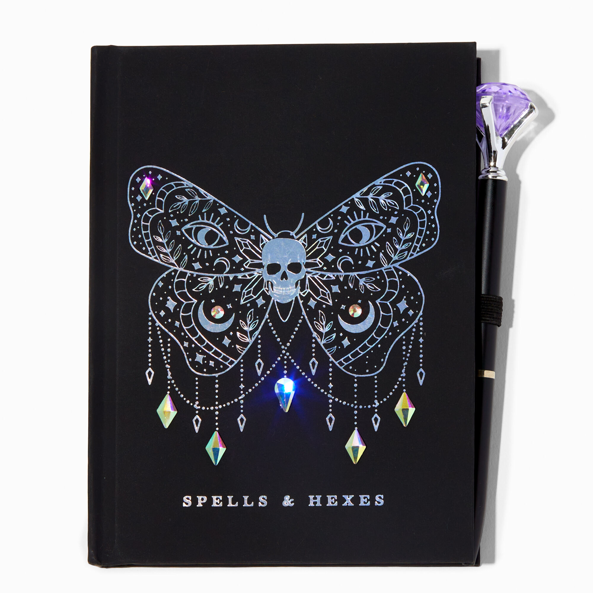 View Claires spells Hexes Lined Journal information