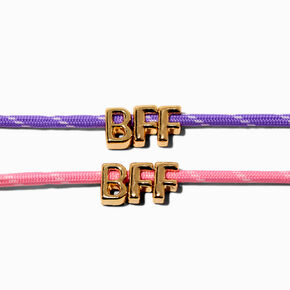 Best Friends Bubbler Letter Rope Bracelets - 2 Pack,