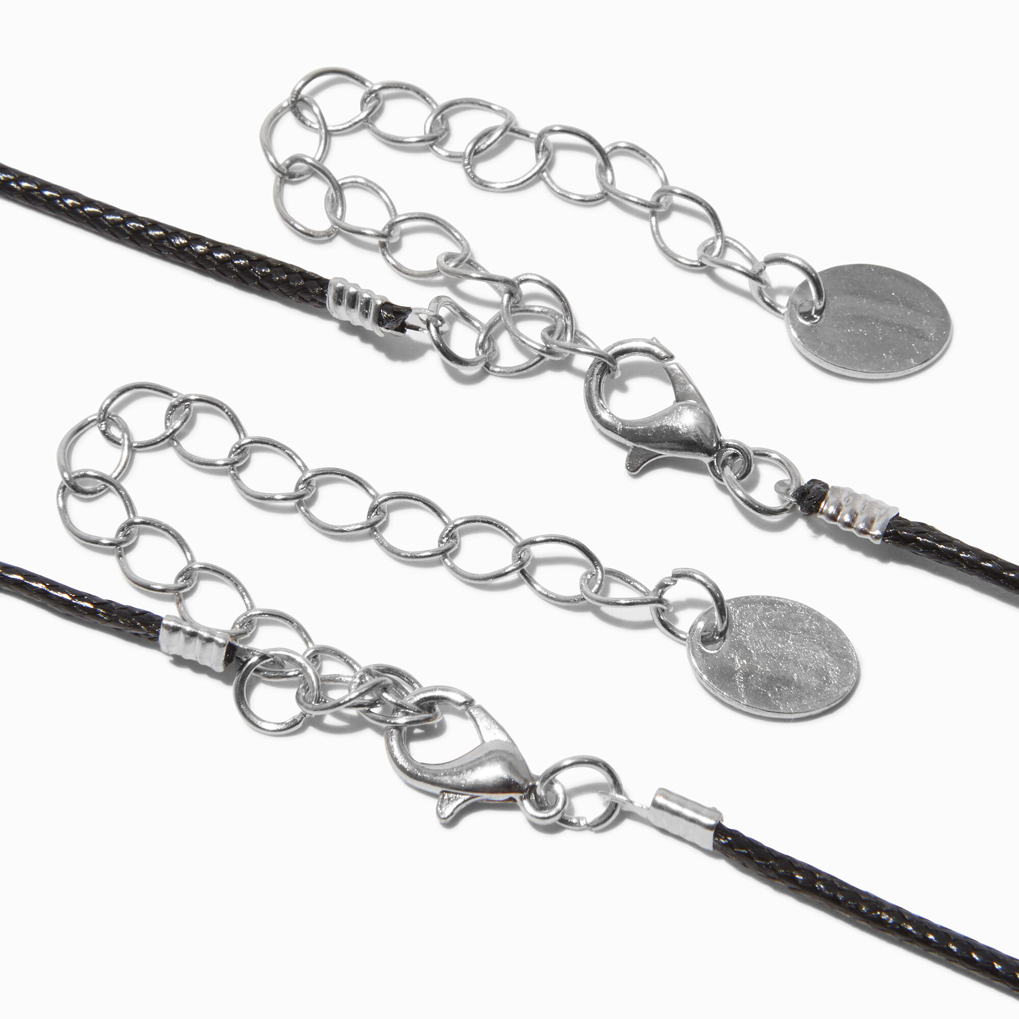 Colliers à pendentif phosphorescents strass mystiques Best Friends - Lot de 2,
