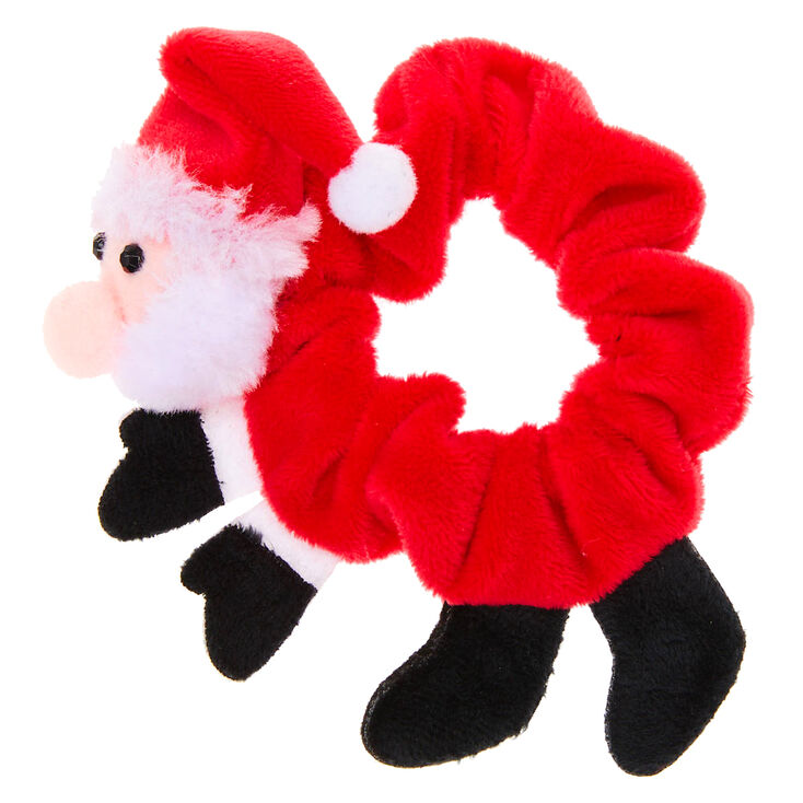 Santa Hair Scrunchie - Red,