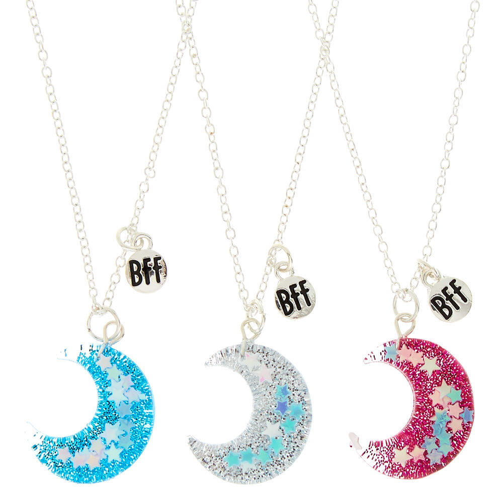 Best friend moon necklaces 2025