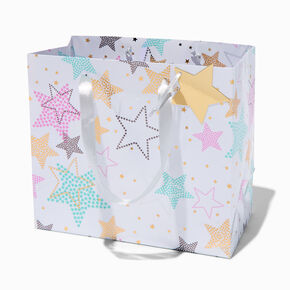 White Star Tissue Paper &amp; Medium Gift Bag,