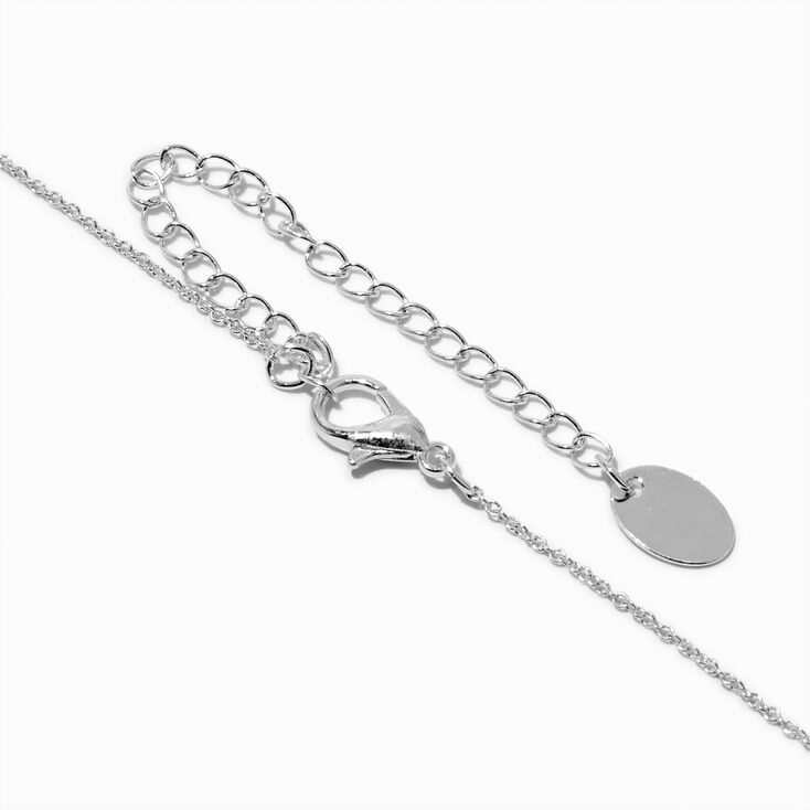 Silver-tone Infinity Pearl Pendant,