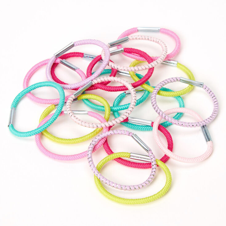 Lot de 18&nbsp;&eacute;lastiques &agrave; cheveux Claire&#39;s&nbsp;Club,