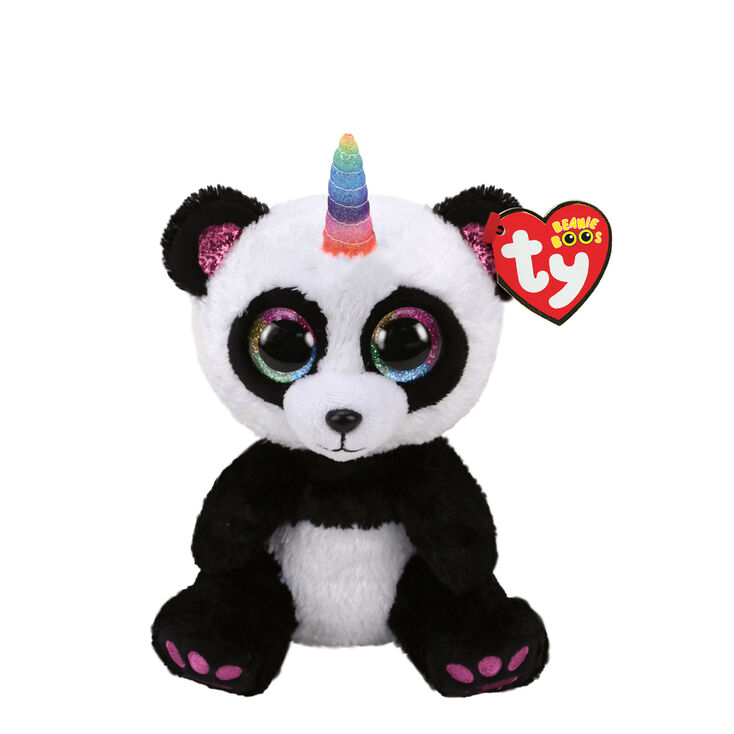 Ty&reg; Beanie Boo Paris the Panda Soft Toy,