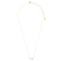 Champagne Faux Pearl Necklace,