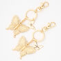 Best Friends Embellished Gold Butterfly Keychains - 2 Pack,