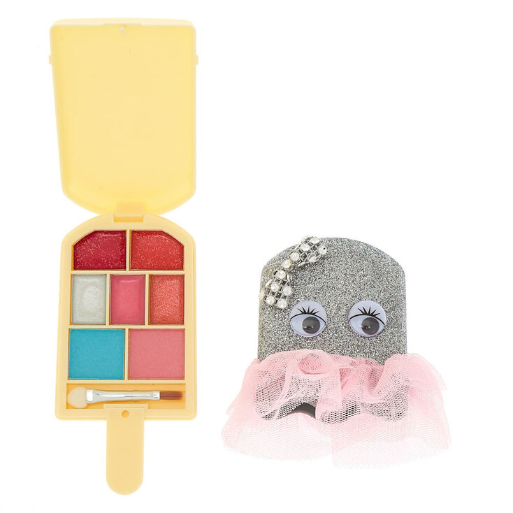 Pucker Pops Silver Glitter Tutu Makeup Set,