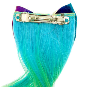 Barrette &agrave; clip avec cheveux synth&eacute;tiques arc-en-ciel du Club&nbsp;Claire&#39;s,