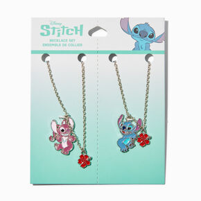 Disney Stitch Best Friends Necklace Set - 2 Pack ,