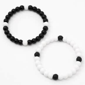 Yin Yang Fortune Stretch Bracelets - 2 Pack,