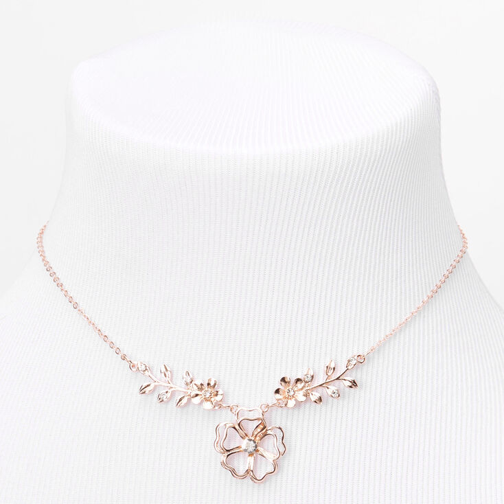 Claire&#39;s Club Wired Flower Butterfly Leaf Jewelry Set,
