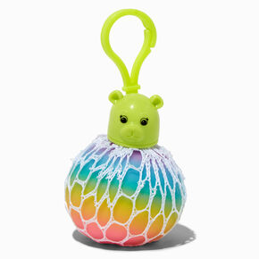 Claire&#39;s Exclusive Squishy Mesh Bear Keychain Fidget Toy - Styles Vary,
