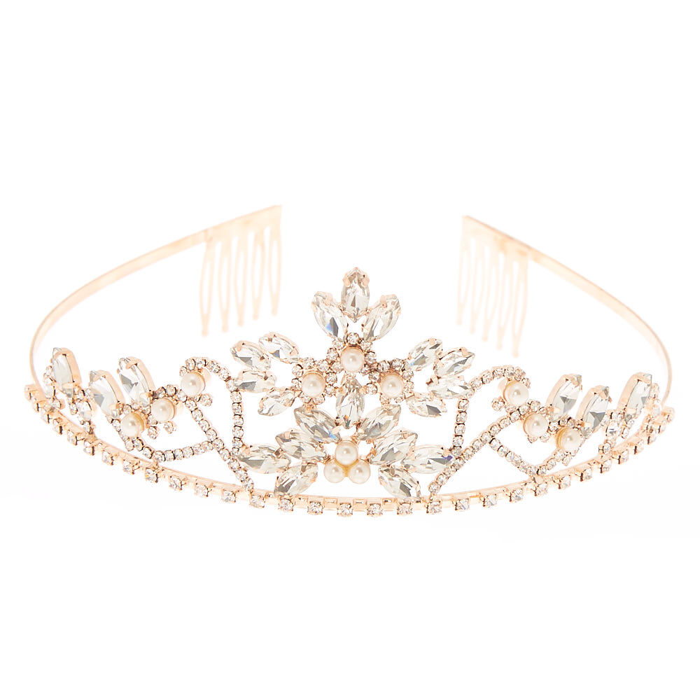 Rose Gold Woodland Princess Tiara,