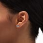 Sterling Silver Disney Stitch Enamel Stud Earrings,