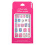 Donuts and Sprinkles Press On Faux Nail Set - 24 Pack,