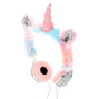Rainbow Sequin Unicorn Headphones,