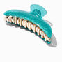 Glitter Hair Claw - Teal,