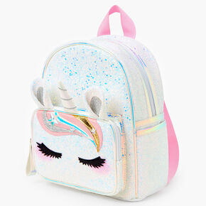 Claire&#39;s Club Glitter Unicorn Mini Backpack,