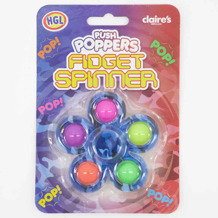 Push Poppers Fidget Spinner - Styles May Vary,